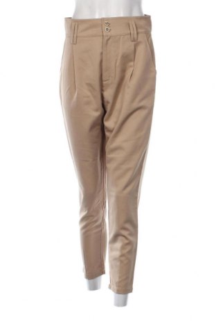 Дамски панталон Karo Kauer, Размер M, Цвят Бежов, Цена 68,54 лв.