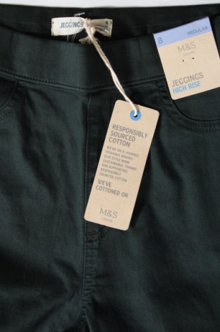Γυναικείο παντελόνι Marks & Spencer, Μέγεθος S, Χρώμα Πράσινο, Τιμή 10,58 €