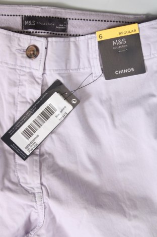 Dámské kalhoty  Marks & Spencer, Velikost XS, Barva Fialová, Cena  196,00 Kč