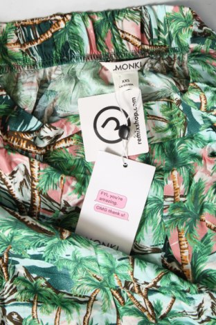 Γυναικείο παντελόνι Monki, Μέγεθος XXS, Χρώμα Πολύχρωμο, Τιμή 15,16 €