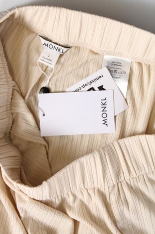 Γυναικείο παντελόνι Monki, Μέγεθος L, Χρώμα  Μπέζ, Τιμή 11,37 €