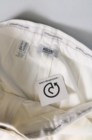 Γυναικείο παντελόνι Moschino Cheap And Chic, Μέγεθος M, Χρώμα Λευκό, Τιμή 43,03 €