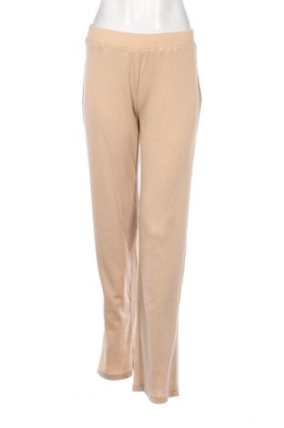Γυναικείο παντελόνι NA-KD, Μέγεθος S, Χρώμα  Μπέζ, Τιμή 11,21 €