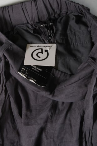 Дамски панталон New Look, Размер XS, Цвят Сив, Цена 18,40 лв.