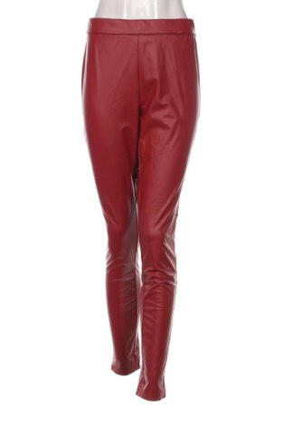 Γυναικείο παντελόνι Pieces, Μέγεθος XL, Χρώμα Κόκκινο, Τιμή 11,69 €