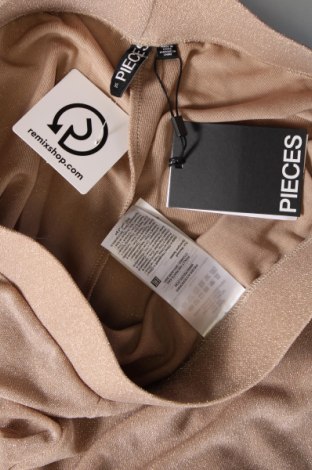 Γυναικείο παντελόνι Pieces, Μέγεθος XL, Χρώμα  Μπέζ, Τιμή 10,86 €
