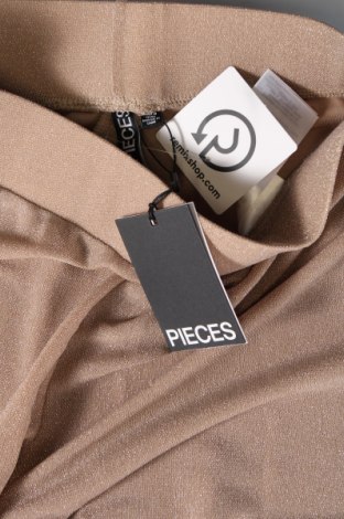 Γυναικείο παντελόνι Pieces, Μέγεθος S, Χρώμα  Μπέζ, Τιμή 10,86 €