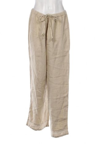 Damskie spodnie Pull&Bear, Rozmiar XL, Kolor Beżowy, Cena 122,61 zł