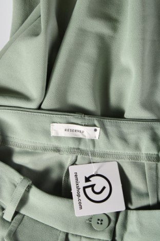 Dámské kalhoty  Reserved, Velikost L, Barva Zelená, Cena  367,00 Kč
