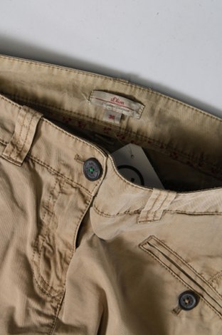 Дамски панталон S.Oliver, Размер M, Цвят Бежов, Цена 15,66 лв.