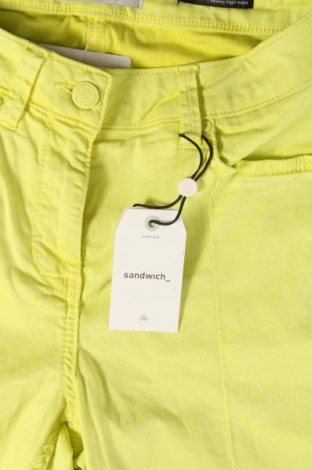 Pantaloni de femei Sandwich_, Mărime XS, Culoare Galben, Preț 72,04 Lei