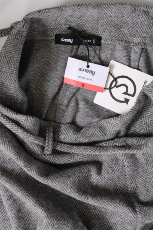 Pantaloni de femei Sinsay, Mărime S, Culoare Gri, Preț 71,43 Lei