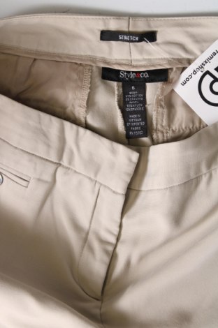 Dámske nohavice Style & Co, Veľkosť M, Farba Béžová, Cena  2,67 €