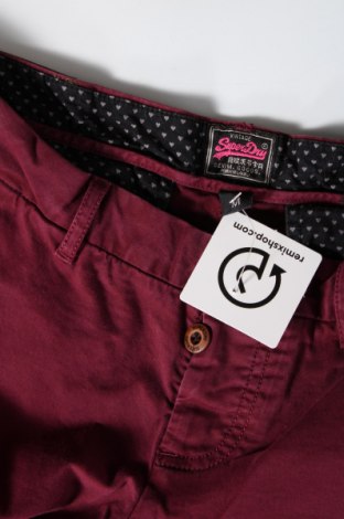 Pantaloni de femei Superdry, Mărime L, Culoare Roșu, Preț 40,41 Lei