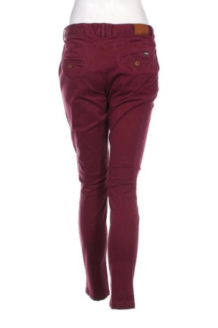Дамски панталон Superdry, Размер L, Цвят Червен, Цена 15,84 лв.