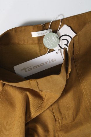 Дамски панталон Tamaris, Размер S, Цвят Кафяв, Цена 18,27 лв.