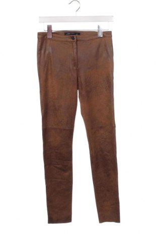 Дамски панталон Zara, Размер S, Цвят Кафяв, Цена 8,40 лв.