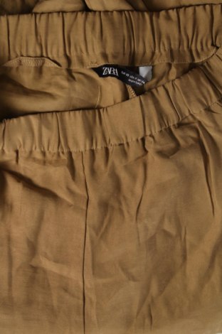 Дамски панталон Zara, Размер XS, Цвят Зелен, Цена 7,00 лв.