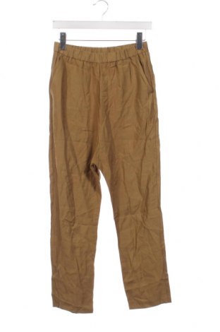 Дамски панталон Zara, Размер XS, Цвят Зелен, Цена 7,00 лв.