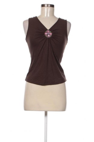 Γυναικείο αμάνικο μπλουζάκι, Μέγεθος M, Χρώμα Καφέ, Τιμή 2,57 €