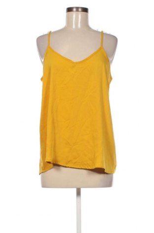 Γυναικείο αμάνικο μπλουζάκι Amisu, Μέγεθος XL, Χρώμα Κίτρινο, Τιμή 3,22 €