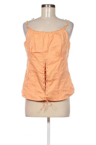 Γυναικείο αμάνικο μπλουζάκι Apart, Μέγεθος L, Χρώμα Πορτοκαλί, Τιμή 5,57 €