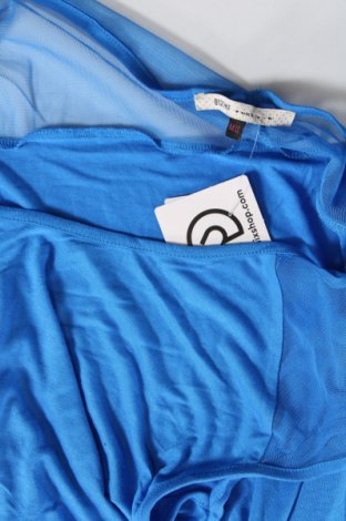 Γυναικείο αμάνικο μπλουζάκι Bershka, Μέγεθος M, Χρώμα Μπλέ, Τιμή 3,94 €