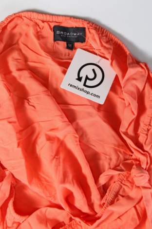 Γυναικείο αμάνικο μπλουζάκι Broadway, Μέγεθος M, Χρώμα Πορτοκαλί, Τιμή 2,73 €