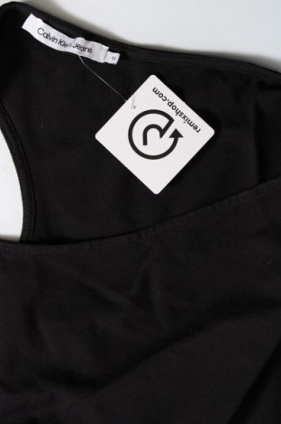 Γυναικείο αμάνικο μπλουζάκι Calvin Klein Jeans, Μέγεθος M, Χρώμα Μαύρο, Τιμή 27,84 €