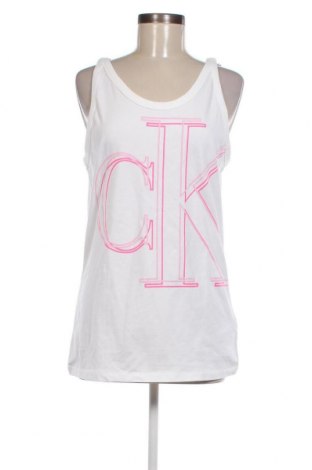 Damska koszulka na ramiączkach Calvin Klein Jeans, Rozmiar 3XL, Kolor Biały, Cena 86,36 zł