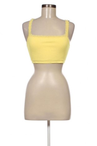 Γυναικείο αμάνικο μπλουζάκι Censored, Μέγεθος L, Χρώμα Κίτρινο, Τιμή 3,62 €