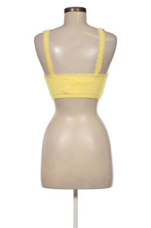 Γυναικείο αμάνικο μπλουζάκι Censored, Μέγεθος L, Χρώμα Κίτρινο, Τιμή 3,22 €