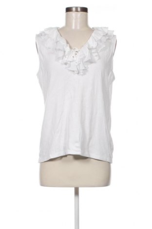 Γυναικείο αμάνικο μπλουζάκι Chaps, Μέγεθος XL, Χρώμα Λευκό, Τιμή 3,99 €