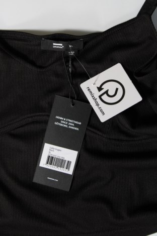Γυναικείο αμάνικο μπλουζάκι Dr. Denim, Μέγεθος XL, Χρώμα Μαύρο, Τιμή 2,24 €