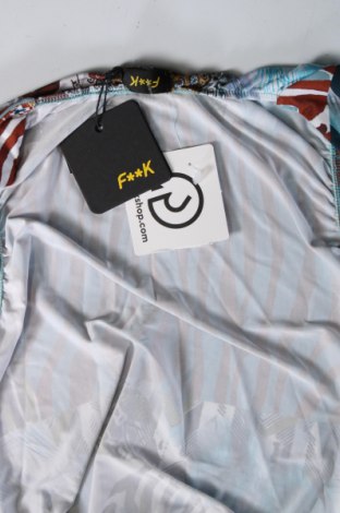 Γυναικείο αμάνικο μπλουζάκι F**k, Μέγεθος S, Χρώμα Πολύχρωμο, Τιμή 14,95 €