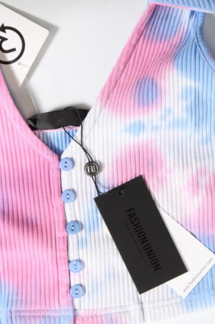 Γυναικείο αμάνικο μπλουζάκι Fashion Union, Μέγεθος M, Χρώμα Πολύχρωμο, Τιμή 6,73 €
