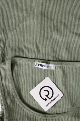 Γυναικείο αμάνικο μπλουζάκι Fb Sister, Μέγεθος S, Χρώμα Πράσινο, Τιμή 8,04 €