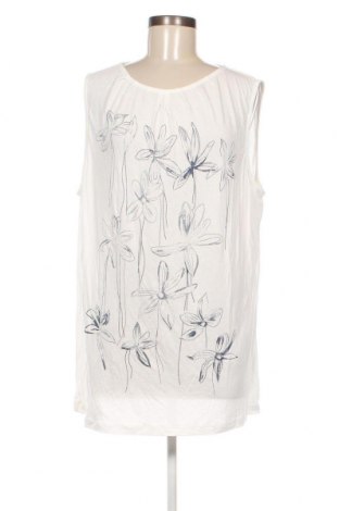 Γυναικείο αμάνικο μπλουζάκι Gina Laura, Μέγεθος XXL, Χρώμα Λευκό, Τιμή 5,26 €