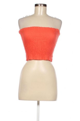 Γυναικείο αμάνικο μπλουζάκι Gina Tricot, Μέγεθος M, Χρώμα Πορτοκαλί, Τιμή 2,72 €