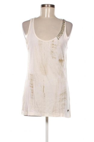 Γυναικείο αμάνικο μπλουζάκι Guess, Μέγεθος M, Χρώμα Εκρού, Τιμή 12,97 €