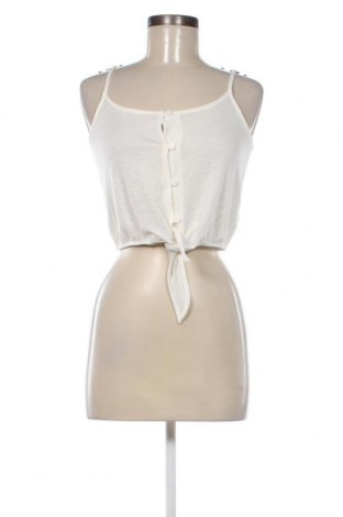 Γυναικείο αμάνικο μπλουζάκι H&M Divided, Μέγεθος S, Χρώμα Λευκό, Τιμή 3,22 €