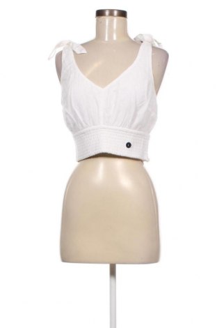 Γυναικείο αμάνικο μπλουζάκι Hollister, Μέγεθος L, Χρώμα Λευκό, Τιμή 4,78 €