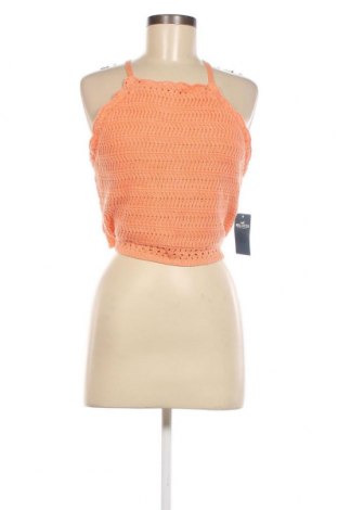 Γυναικείο αμάνικο μπλουζάκι Hollister, Μέγεθος XL, Χρώμα Πορτοκαλί, Τιμή 4,49 €