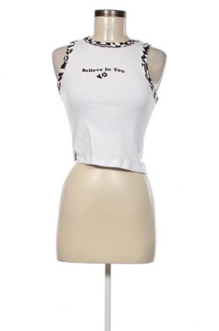 Γυναικείο αμάνικο μπλουζάκι Jennyfer, Μέγεθος M, Χρώμα Λευκό, Τιμή 4,22 €