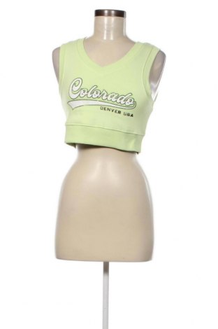Γυναικείο αμάνικο μπλουζάκι Jennyfer, Μέγεθος XXS, Χρώμα Πράσινο, Τιμή 4,98 €