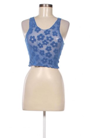 Γυναικείο αμάνικο μπλουζάκι Jennyfer, Μέγεθος XS, Χρώμα Μπλέ, Τιμή 5,52 €
