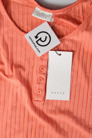 Γυναικείο αμάνικο μπλουζάκι Kaffe, Μέγεθος L, Χρώμα Πορτοκαλί, Τιμή 4,63 €