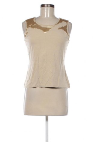 Γυναικείο αμάνικο μπλουζάκι Le Comte, Μέγεθος M, Χρώμα  Μπέζ, Τιμή 4,33 €