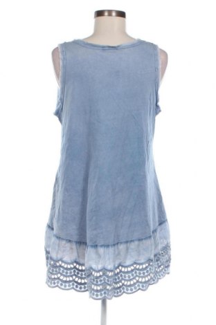 Γυναικείο αμάνικο μπλουζάκι Made In Italy, Μέγεθος S, Χρώμα Μπλέ, Τιμή 12,99 €