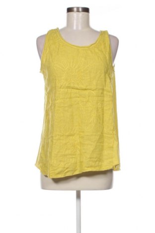 Γυναικείο αμάνικο μπλουζάκι Made In Italy, Μέγεθος M, Χρώμα Κίτρινο, Τιμή 8,04 €